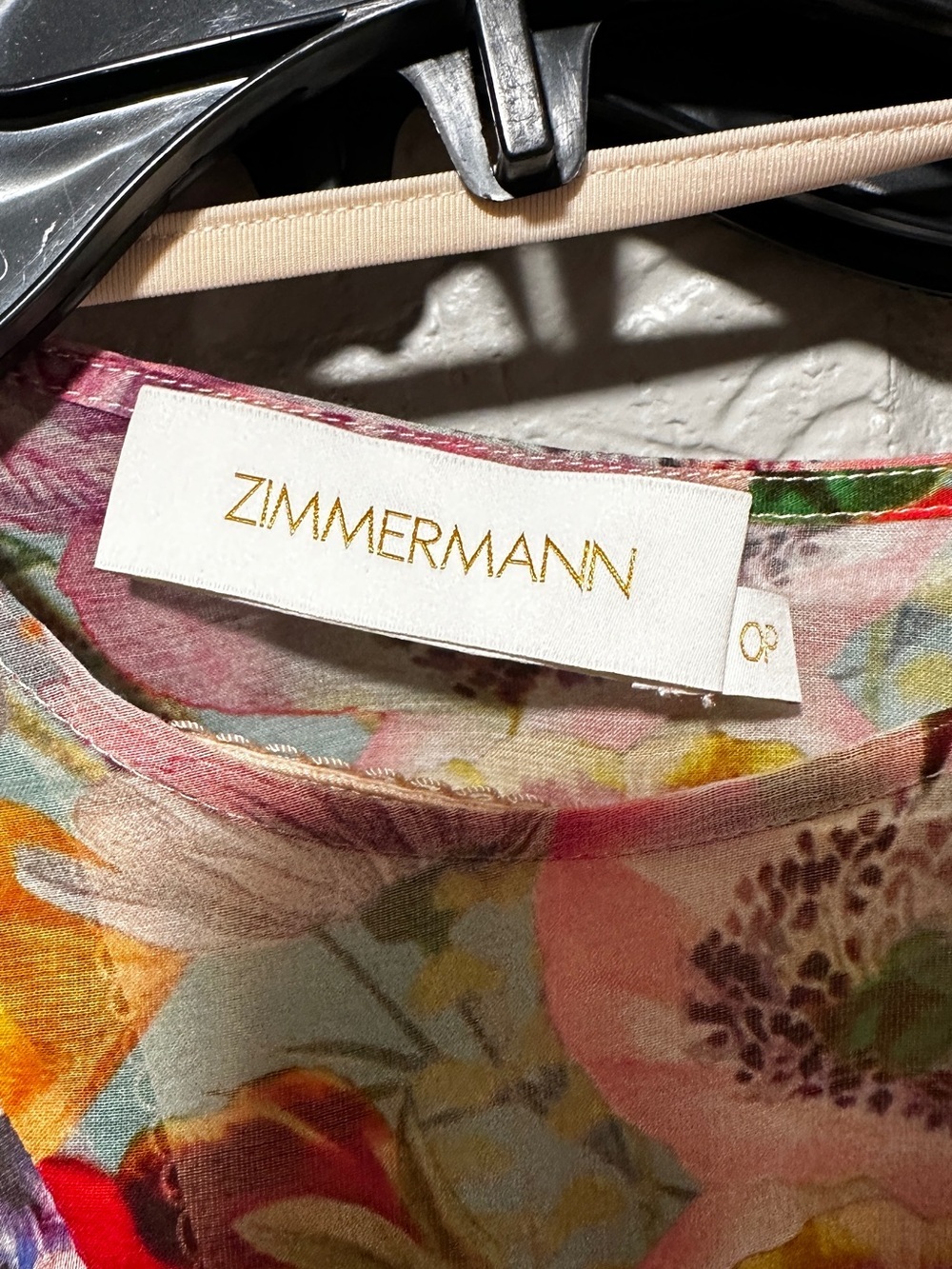 Zimmerman Wonderland Flounce Floral Tiered Dress Size 0p - Picture 11 of 12